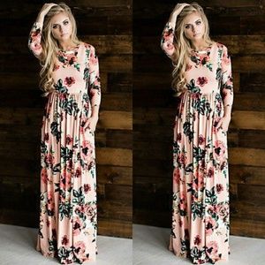 Floral maxi dress